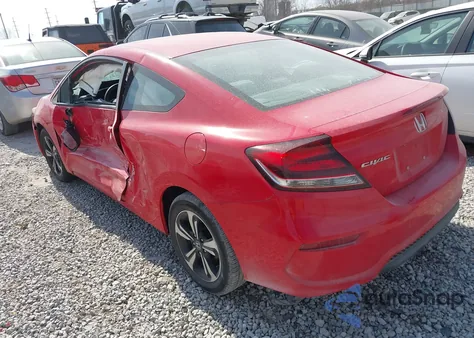 2015 Honda Civic Ex z USA, uszkodzony, nr VIN 2HGFG3B82FH530857